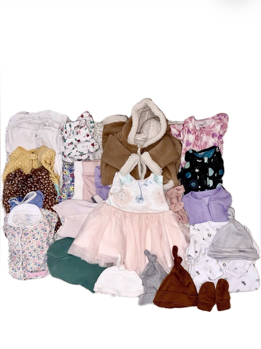 0-3 month Girls' Clothing Bundle - 30 items